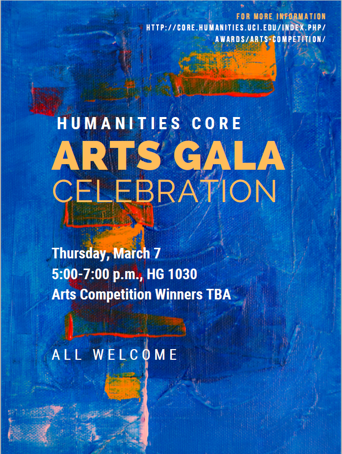 2019 arts gala poster
