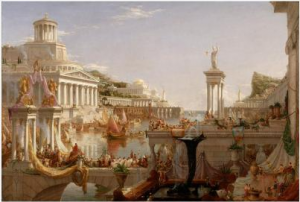 Thomas Cole's painting The Course of Empire: Consummation