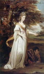 Joshua Reynolds' painting of Miranda