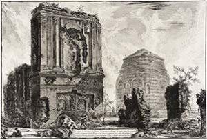 Piranesi's View of the Tomb of Piso
