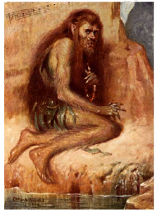 Charles Buchel's image of Caliban, 1904