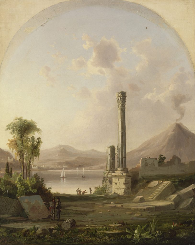 Pompeii painting by Robert S. Duncanson
